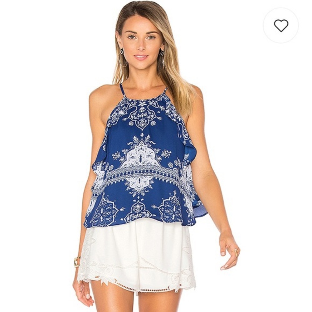 LOVERS AND FRIENDS TROPIC TOP OPEN BACK